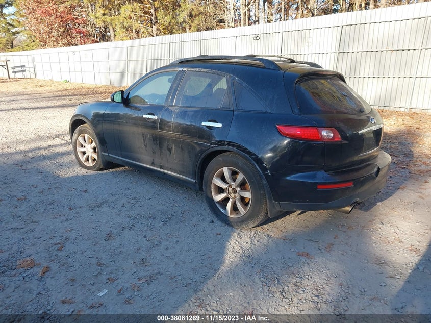 2004 Infiniti Fx35 VIN: JN1BV7AR3FM396655 Lot: 38081269