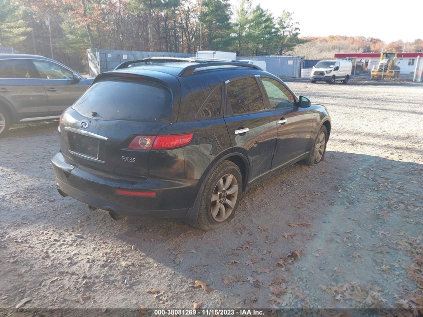 2004 Infiniti Fx35 VIN: JN1BV7AR3FM396655 Lot: 38081269