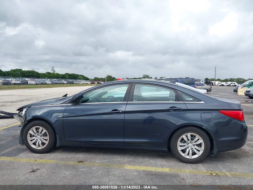 2013 Hyundai Sonata Gls VIN: 5NPEB4AC7DH600393 Lot: 38081526