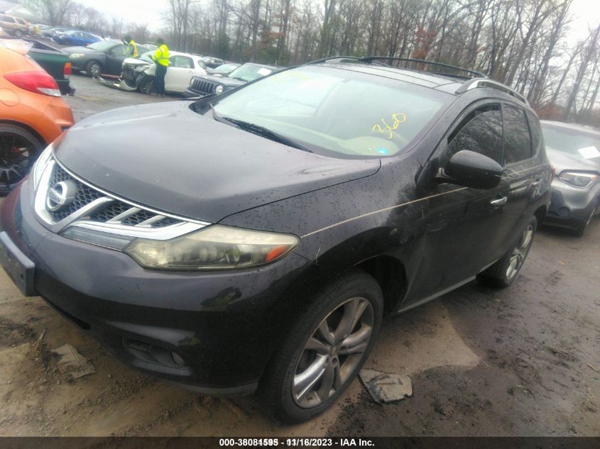 2011 Nissan Murano Le VIN: JN8AZ1MW5BW179591 Lot: 38081595