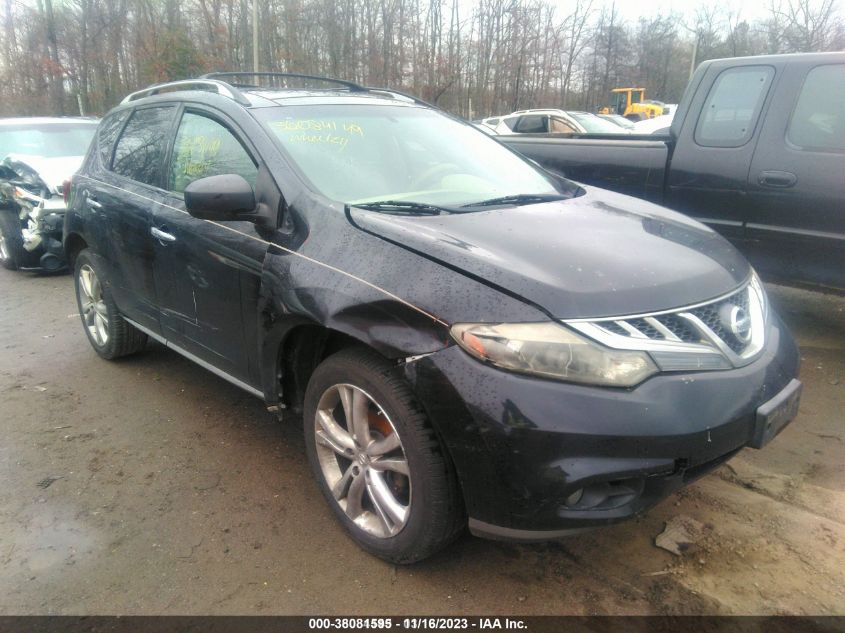 2011 Nissan Murano Le VIN: JN8AZ1MW5BW179591 Lot: 38081595