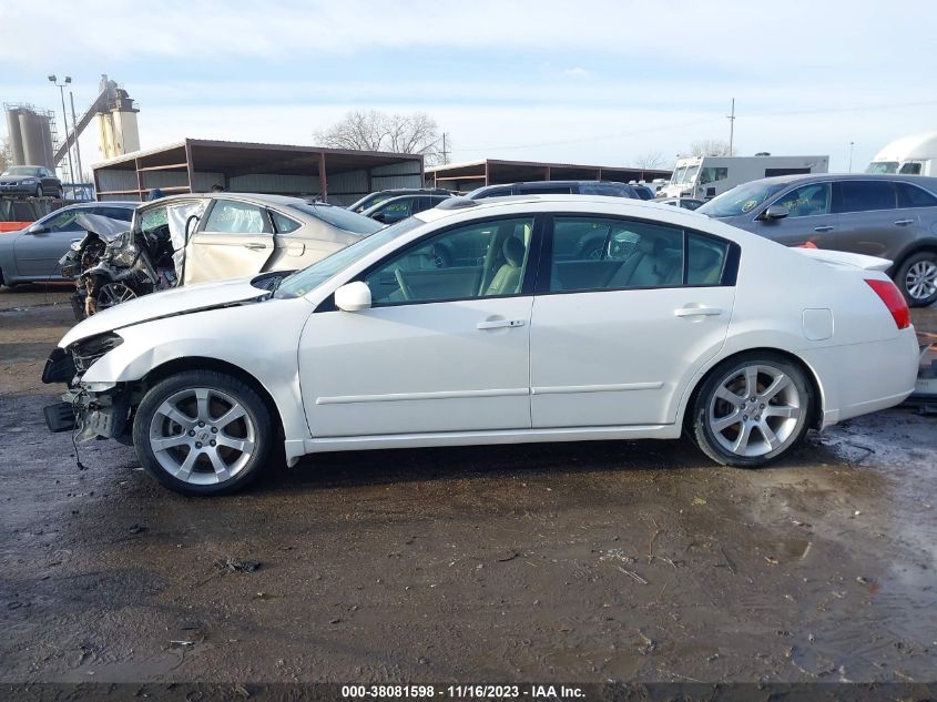 2008 Nissan Maxima 3.5 Se VIN: 1N4BA41E48C828057 Lot: 38081598