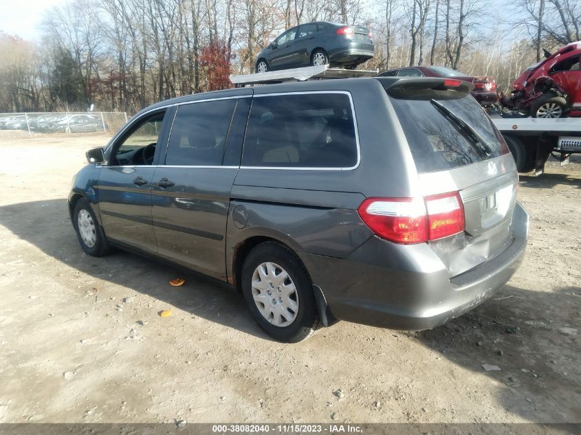 2007 Honda Odyssey Lx VIN: 5FNRL38217B068437 Lot: 38082040