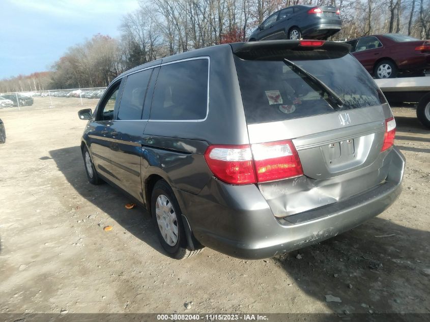 2007 Honda Odyssey Lx VIN: 5FNRL38217B068437 Lot: 38082040