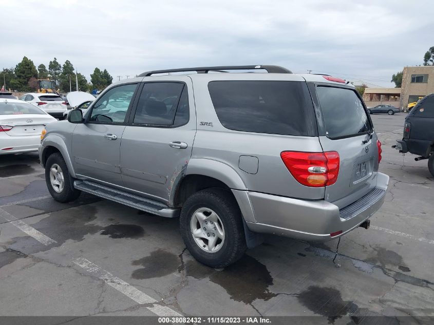 2002 Toyota Sequoia Sr5 VIN: 5TDBT44A72S059444 Lot: 38082432