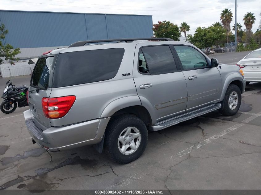 2002 Toyota Sequoia Sr5 VIN: 5TDBT44A72S059444 Lot: 38082432