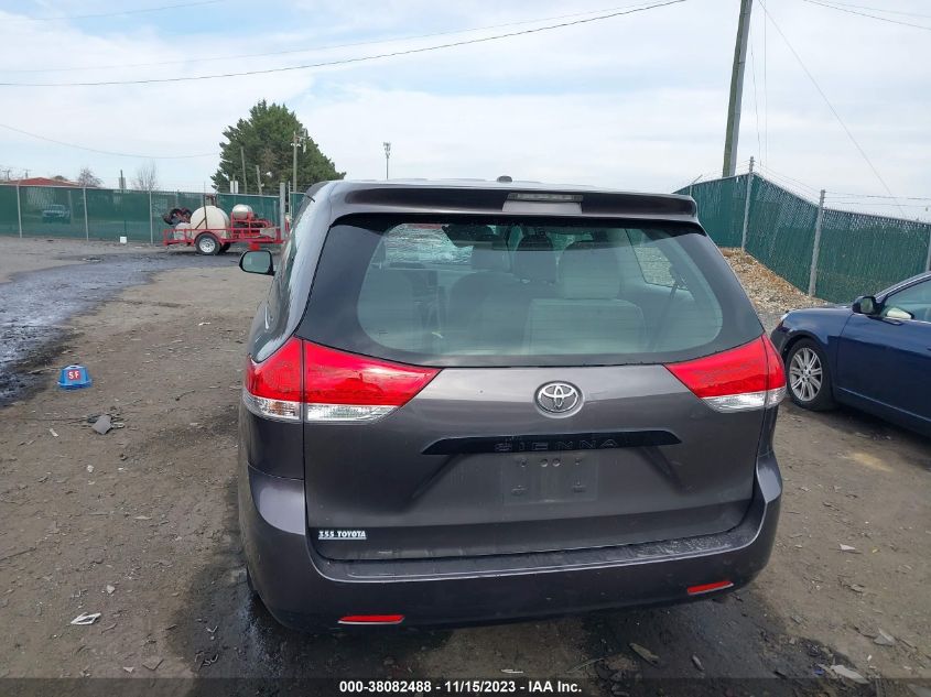 2013 Toyota Sienna L V6 7 Passenger VIN: 5TDZK3DC4DS399649 Lot: 38082488