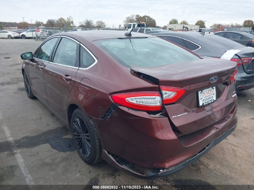 2016 Ford Fusion Se VIN: 3FA6P0HD5GR278132 Lot: 38082832