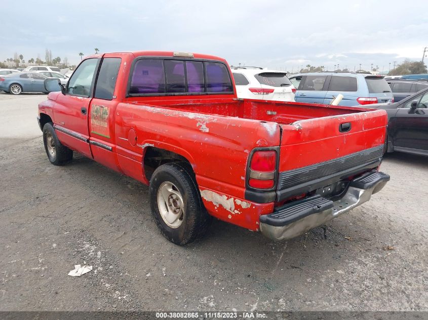 1996 Dodge Ram 1500 VIN: 3B7HC13Z7TG122476 Lot: 38082865