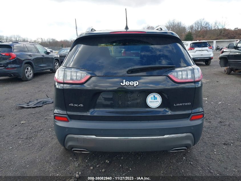 2019 Jeep Cherokee Limited 4X4 VIN: 1C4PJMDX4KD155401 Lot: 38082940