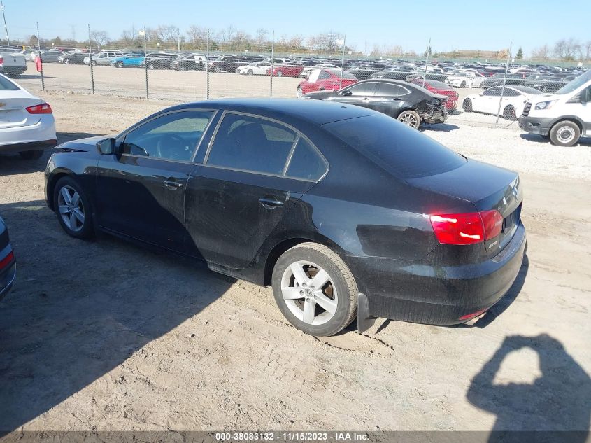 2013 Volkswagen Jetta 2.0L S VIN: 3VW2K7AJ2DM382356 Lot: 38083132