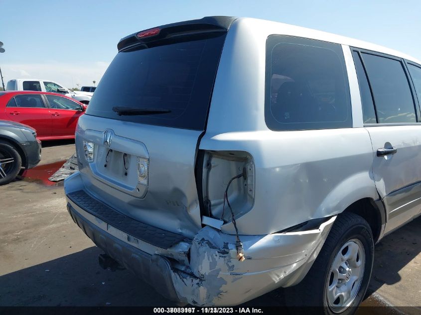 2004 Honda Pilot Lx VIN: 2HKYF18134H535319 Lot: 38083167