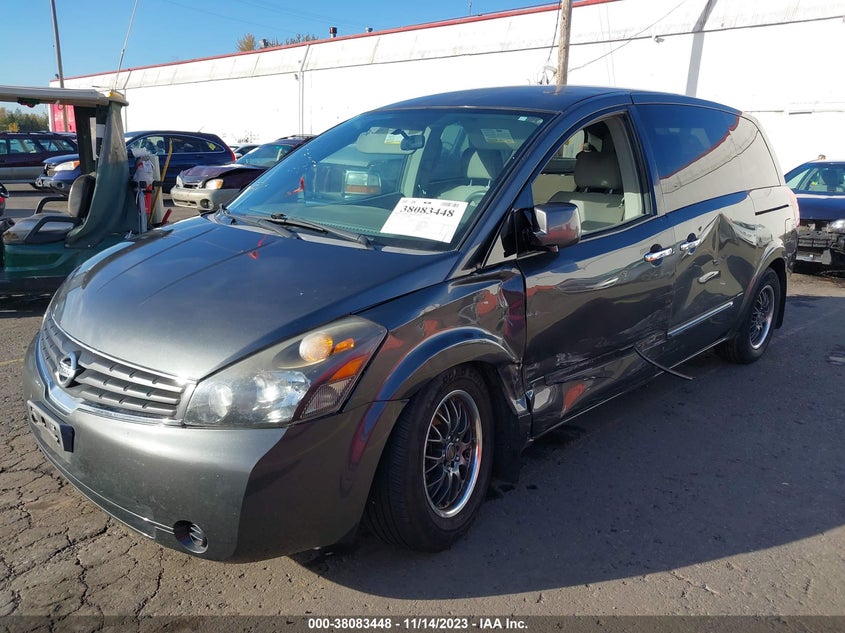 2008 Nissan Quest 3.5 VIN: 5N1BV28U18N115567 Lot: 38083448