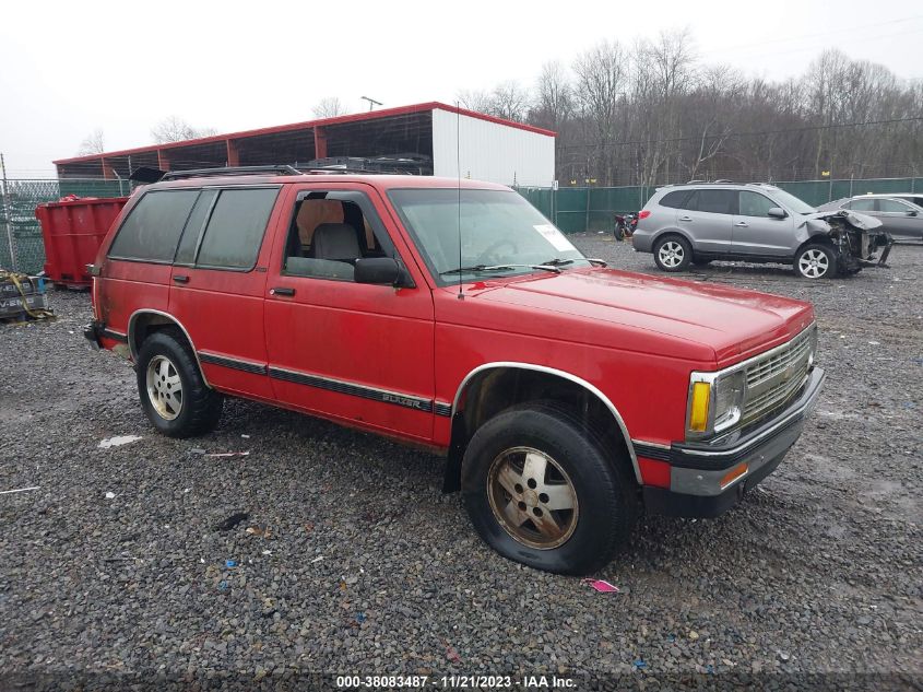 1992 Chevrolet Blazer S10 VIN: 1GNDT13W1N2222290 Lot: 38083487