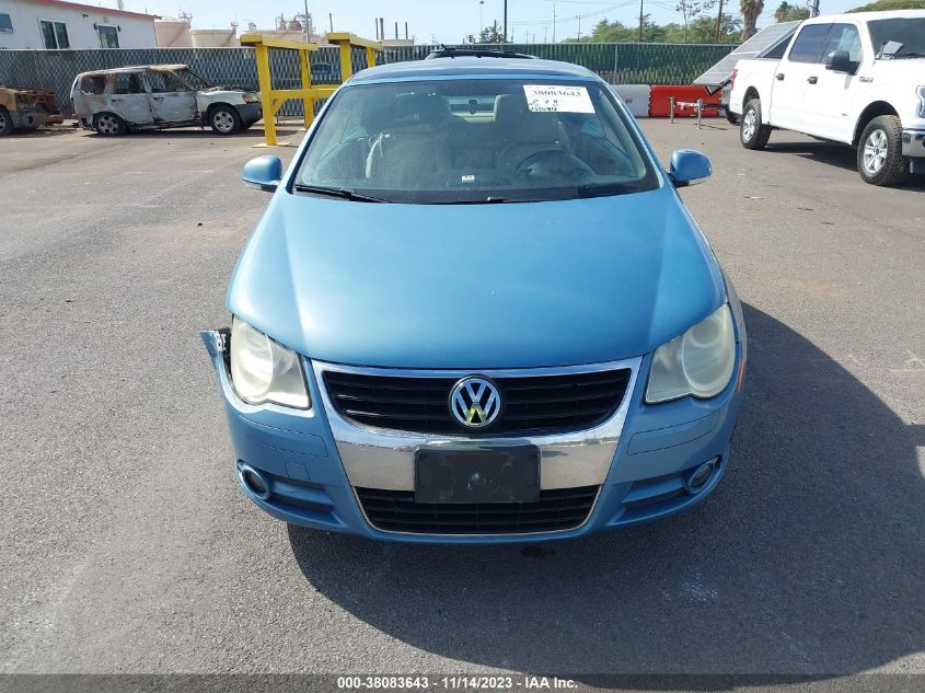 2007 Volkswagen Eos 2.0T VIN: WVWBA71F57V004821 Lot: 38083643