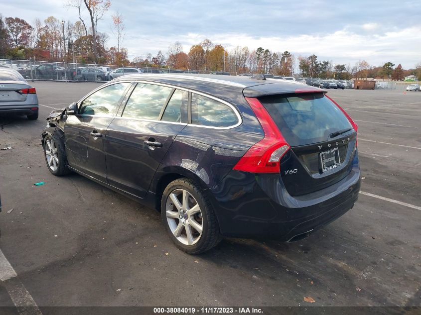 2016 Volvo V60 T5 Drive-E Premier VIN: YV140MEK8G1304968 Lot: 38084019