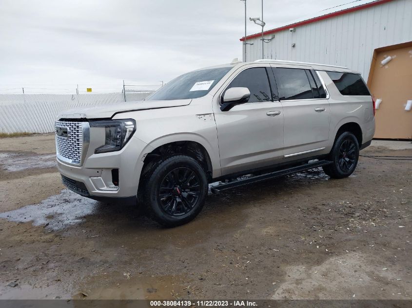 2022 GMC Yukon Xl 4Wd Denali VIN: 1GKS2JKLXNR175573 Lot: 38084139