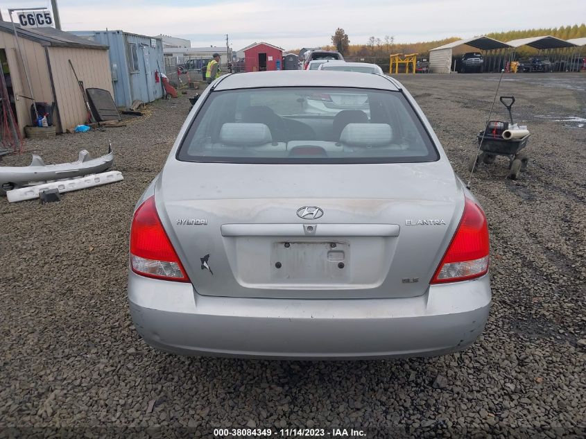 2002 Hyundai Elantra Gls VIN: KMHDN45D22U427712 Lot: 38084349