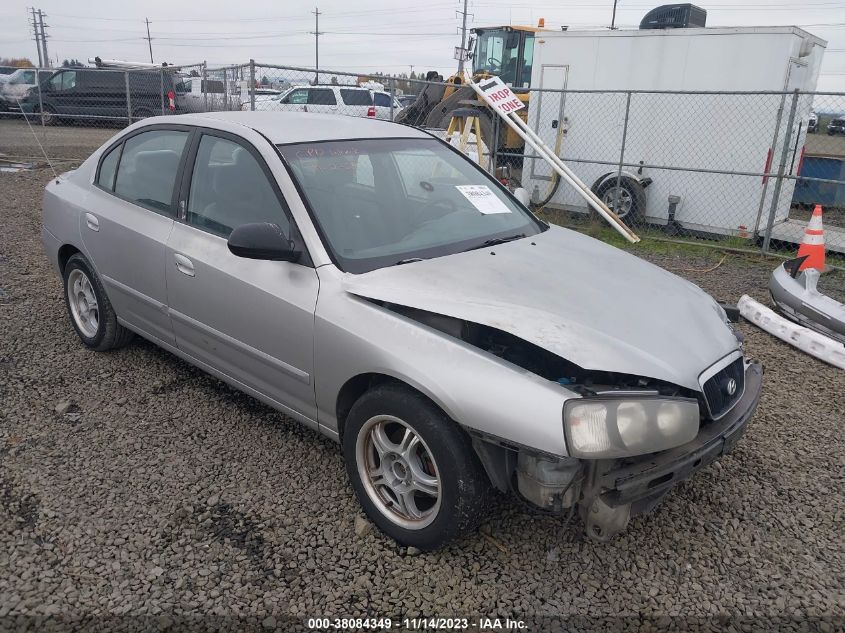 2002 Hyundai Elantra Gls VIN: KMHDN45D22U427712 Lot: 38084349