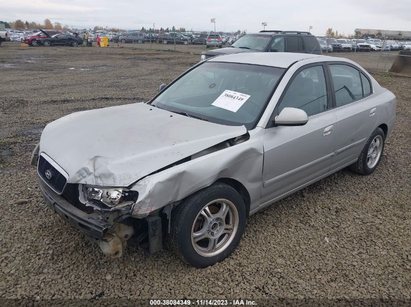 2002 Hyundai Elantra Gls VIN: KMHDN45D22U427712 Lot: 38084349