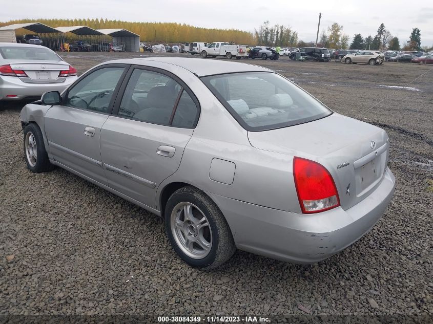 2002 Hyundai Elantra Gls VIN: KMHDN45D22U427712 Lot: 38084349