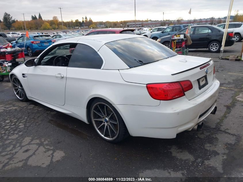 2011 BMW M3 VIN: WBSDX9C50BE585136 Lot: 38084889