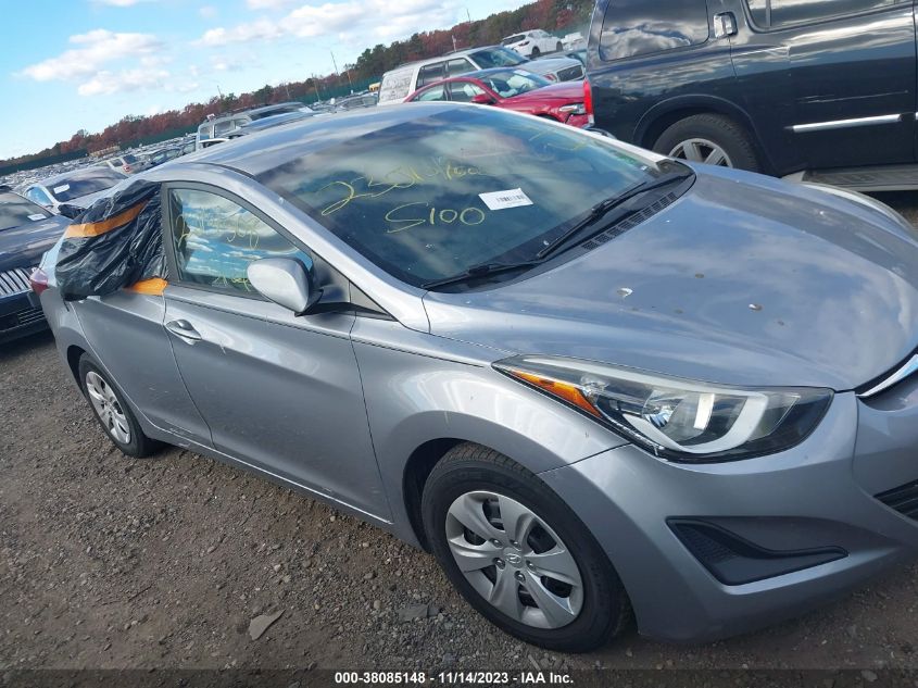 2016 Hyundai Elantra Se VIN: 5NPDH4AE5GH750079 Lot: 38085148