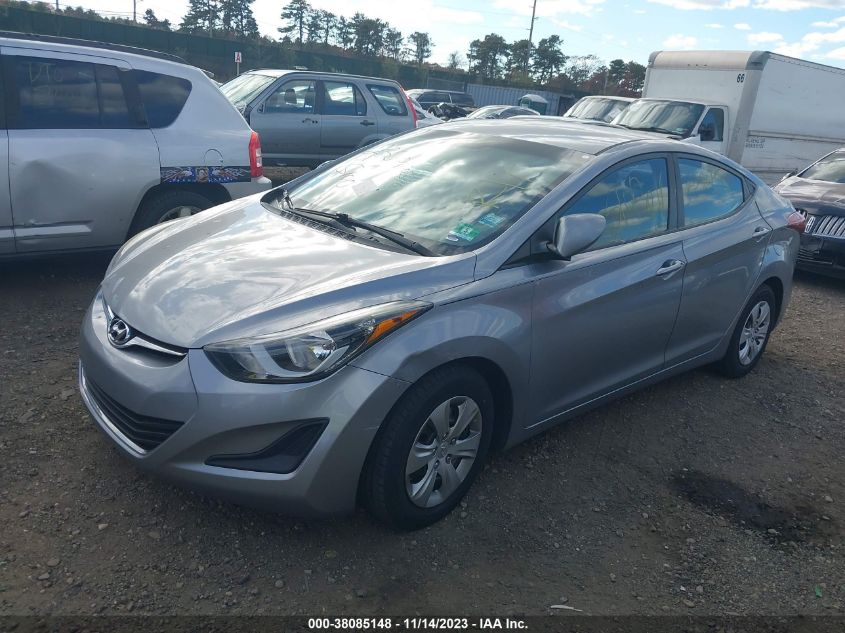 2016 Hyundai Elantra Se VIN: 5NPDH4AE5GH750079 Lot: 38085148