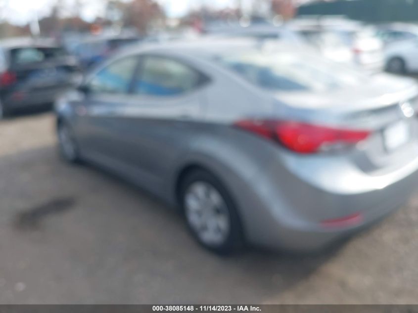 2016 Hyundai Elantra Se VIN: 5NPDH4AE5GH750079 Lot: 38085148