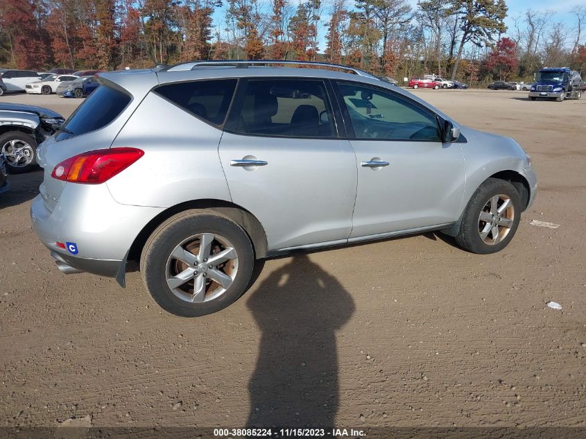 2010 Nissan Murano Sl VIN: JN8AZ1MW5AW130549 Lot: 38085224