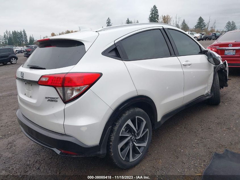 2019 Honda Hr-V Sport VIN: 3CZRU6H13KM709091 Lot: 38085418