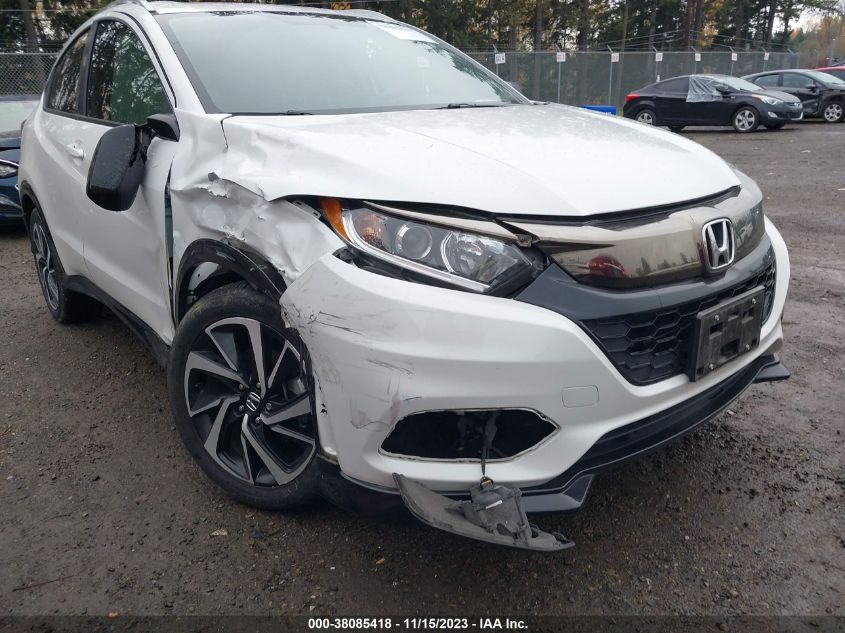 2019 Honda Hr-V Sport VIN: 3CZRU6H13KM709091 Lot: 38085418