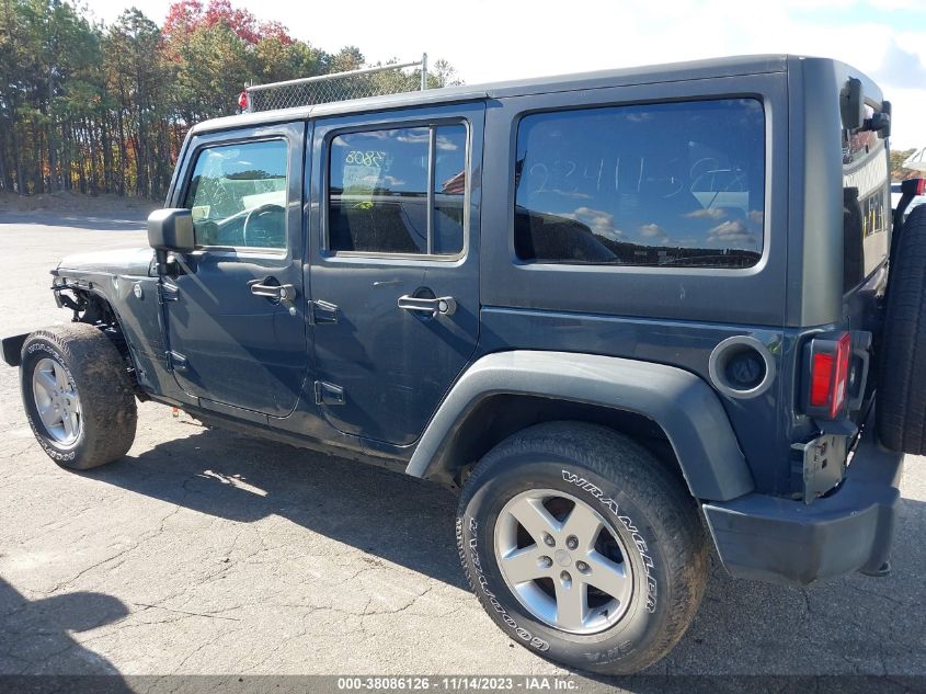 2016 Jeep Wrangler Unlimited Sport VIN: 1C4BJWDG5GL197109 Lot: 38086126