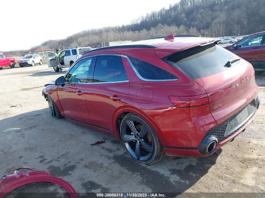 2022 Genesis Gv70 2.5T Awd VIN: KMUMADTB7NU058557 Lot: 38086315