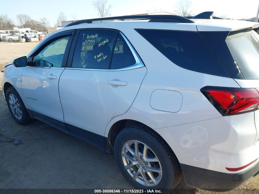 2022 Chevrolet Equinox Lt VIN: 2GNAXUEV0N6113545 Lot: 38086346