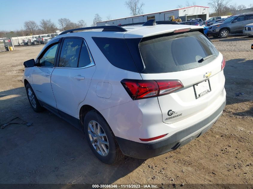 2022 Chevrolet Equinox Lt VIN: 2GNAXUEV0N6113545 Lot: 38086346