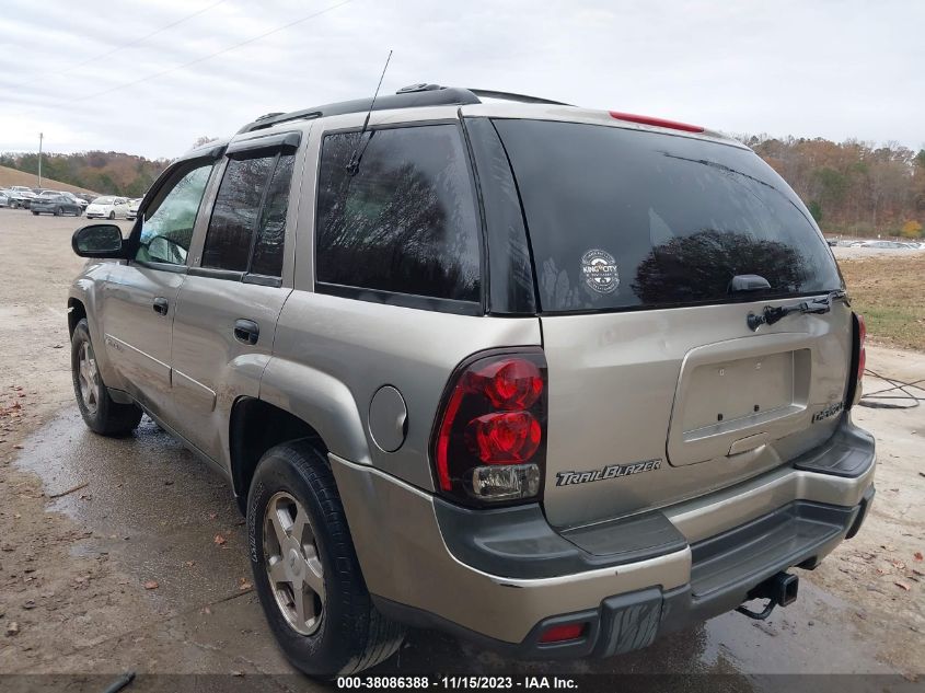 2003 Chevrolet Trailblazer Lt VIN: 1GNDT13S432221709 Lot: 38086388