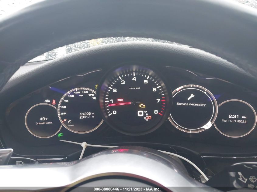 2017 Porsche Panamera VIN: WP0AA2A7XHL102263 Lot: 38086446