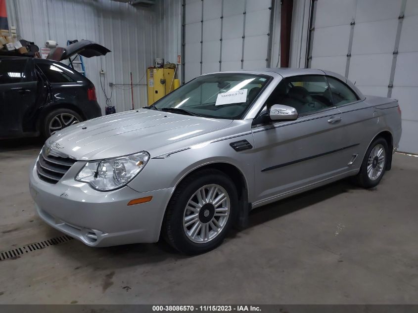 2008 Chrysler Sebring Touring VIN: 1C3LC55R18N255526 Lot: 38086570