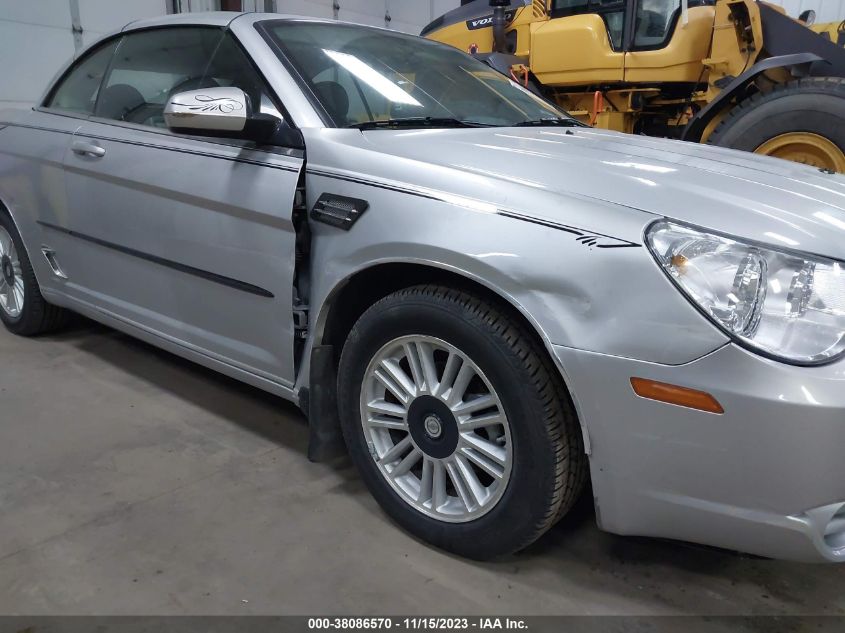 2008 Chrysler Sebring Touring VIN: 1C3LC55R18N255526 Lot: 38086570