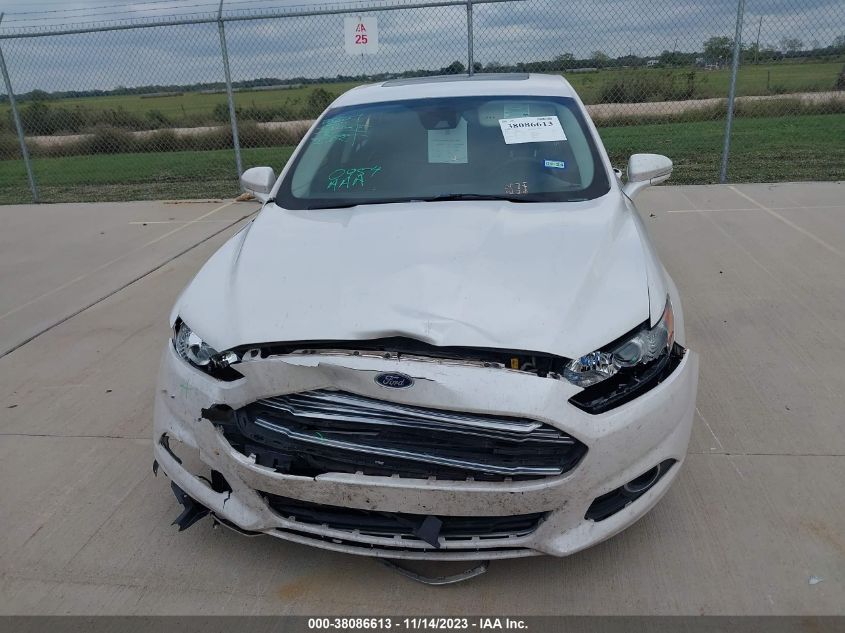 2015 Ford Fusion Hybrid Titanium VIN: 3FA6P0RU6FR104244 Lot: 38086613