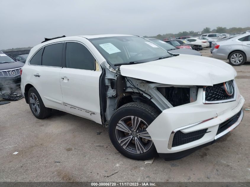 2019 Acura Mdx Standard VIN: 5J8YD3H34KL005244 Lot: 38086720