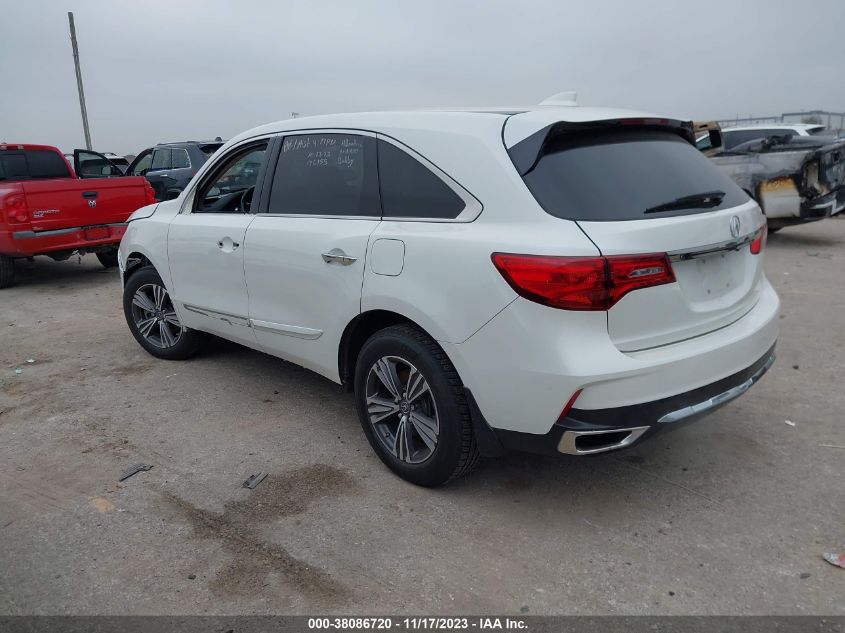 2019 Acura Mdx Standard VIN: 5J8YD3H34KL005244 Lot: 38086720