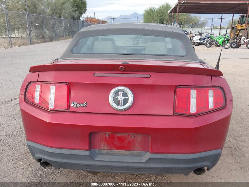 2012 Ford Mustang V6 Premium VIN: 1ZVBP8EM8C5218299 Lot: 38087006