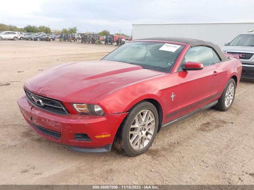 2012 Ford Mustang V6 Premium VIN: 1ZVBP8EM8C5218299 Lot: 38087006