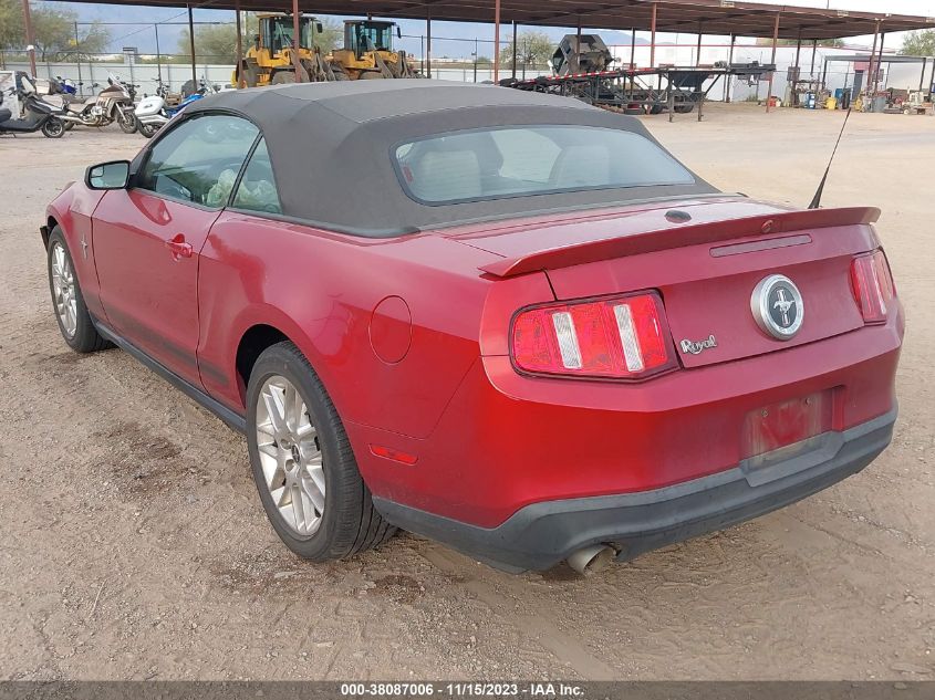 2012 Ford Mustang V6 Premium VIN: 1ZVBP8EM8C5218299 Lot: 38087006