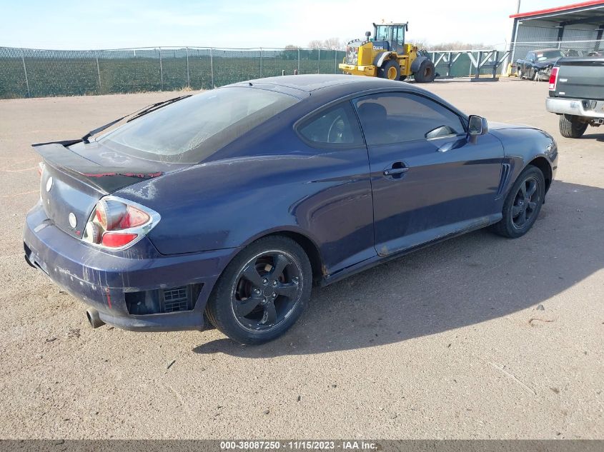 2003 Hyundai Tiburon Gt VIN: KMHHN65F93U071291 Lot: 38087250