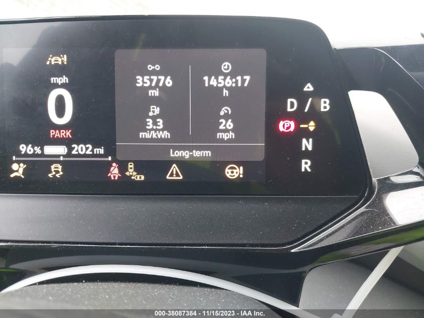 2022 Volkswagen Id.4 Awd Pro VIN: WVGJNPE25NP071830 Lot: 38087384