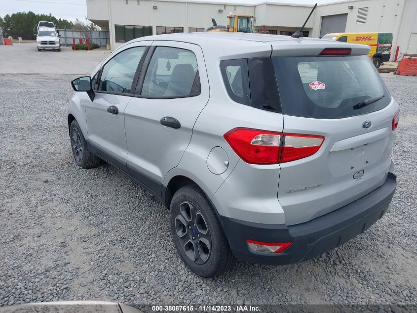 2018 Ford Ecosport S VIN: MAJ3P1RE8JC202006 Lot: 38087615