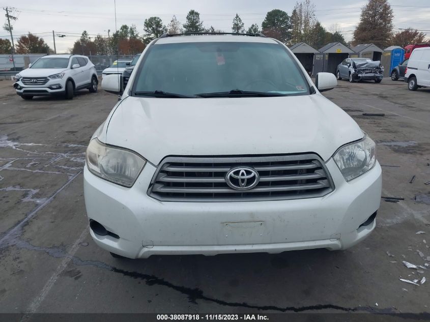 2008 Toyota Highlander Base VIN: JTEDS41A682025751 Lot: 38087918